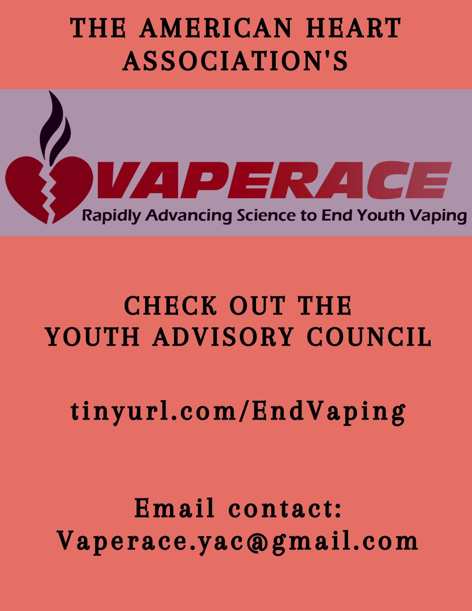VAPERACE_Center's tweet photo. #vaperace #aha #endyouthvaping https://t.co/0OGRQLCWzO