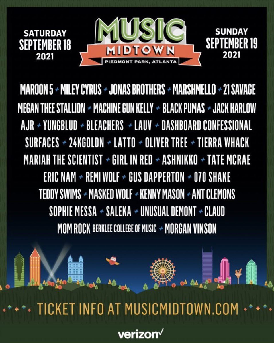 MariahAccess's tweet photo. Mariah the Scientist will be performing at Music Midtown in Atlanta on Saturday, Sept 18!

Tickets are live now: https://t.co/gJBP8C1UgC https://t.co/0V0olCaaD1