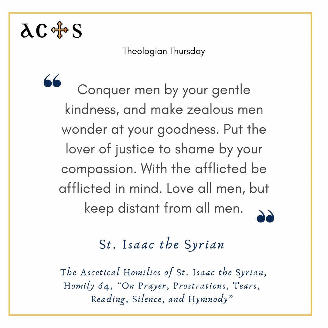 ActsLibrary's tweet photo. On today’s #TheologianThursday, we’re highlighting St. Isaac the Syrian. Tomorrow is the LAST day to register for the Fall semester!! Visit https://t.co/sDl038fo6a for more information about applying!
.
.
.
#coptic #copticeducation #copticorthodox #orthodoxy #theology #education https://t.co/LVT7mxmGtY