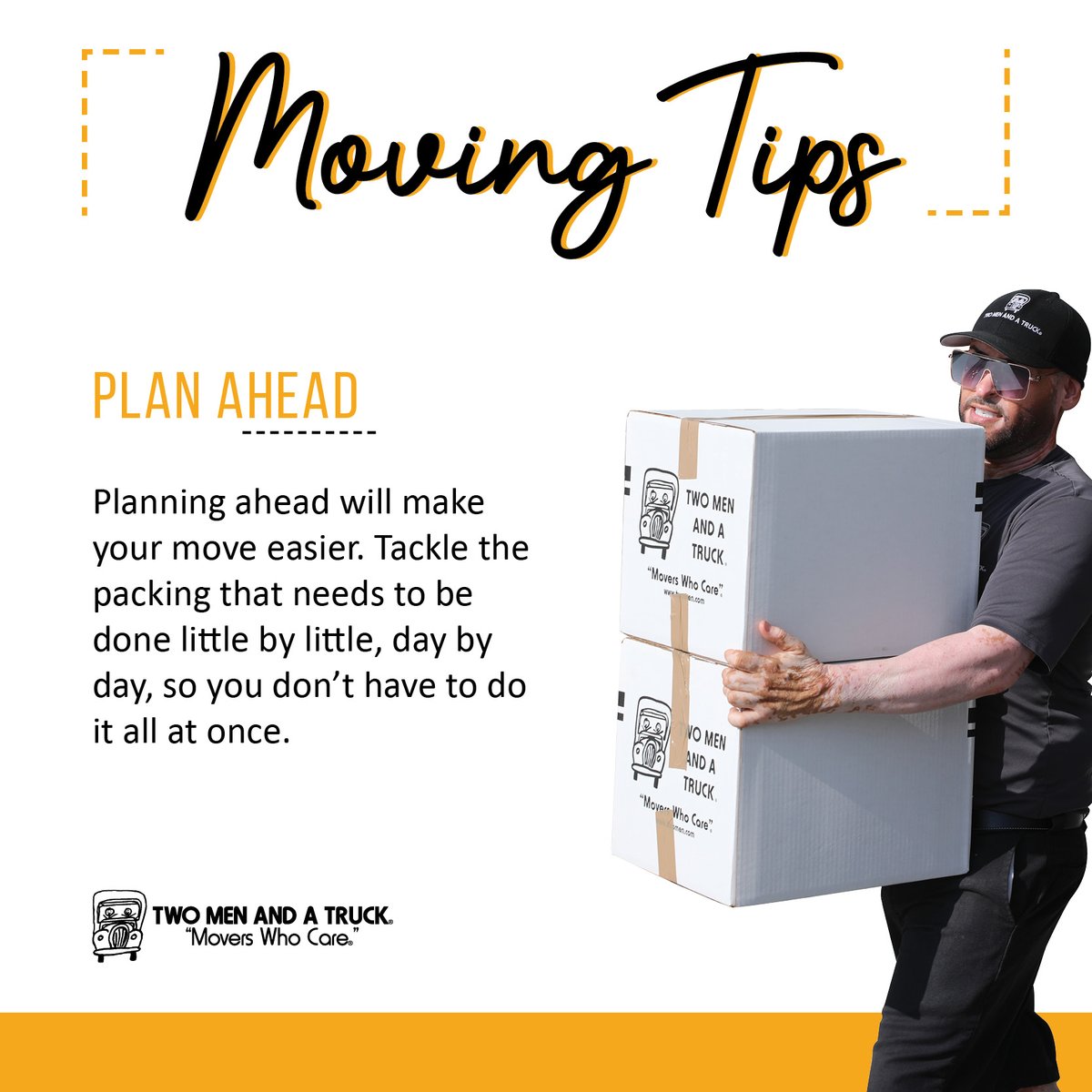 TMTNorthAurora's tweet image. Planning ahead can make your move much easier and less stressful! Also it can help you save time and money! #MoveTips #Plan #Organize #Easy #Move #Packing
