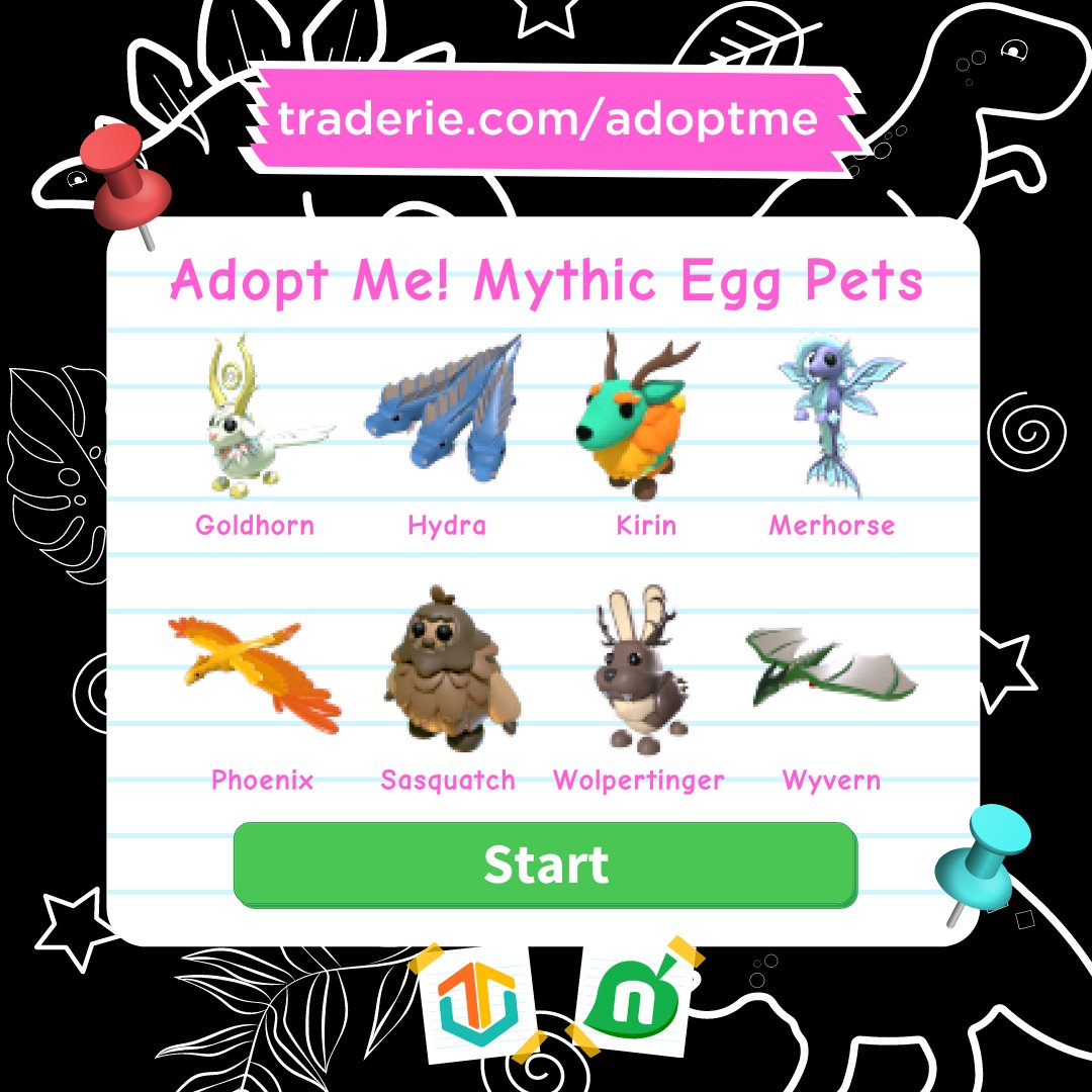 Every Mythic Egg Pet in Roblox Adopt Me!