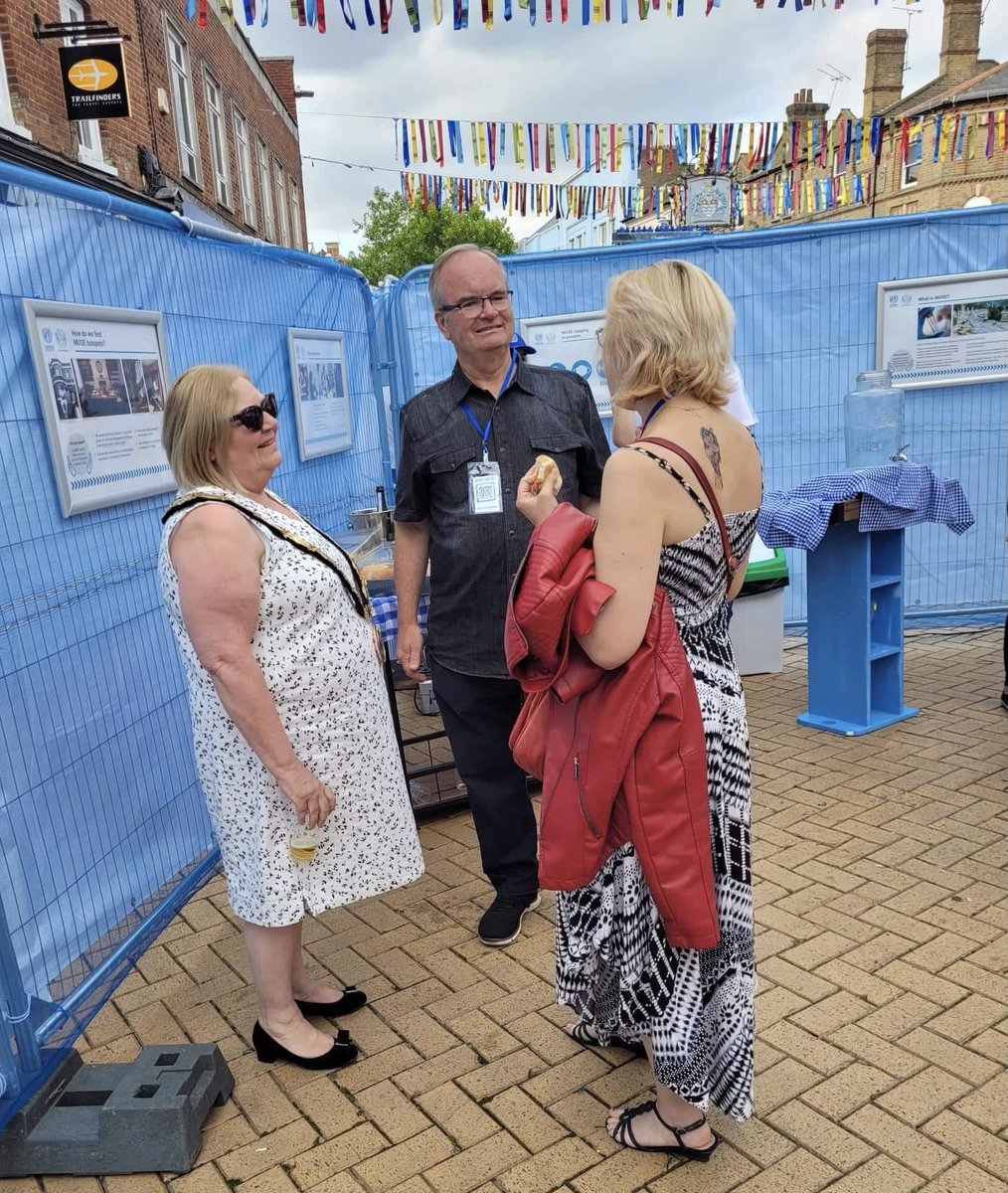 ChelmsMayor's tweet photo. In the High Street today for a unique experience that is #UNBOSI Marble run. Difficult to describe but Iโd say it was a #creative, #interactive, #artistic, #streetperformance event. Make of that what you will but DO go and try it ๐ https://t.co/FTaGwC50Sj