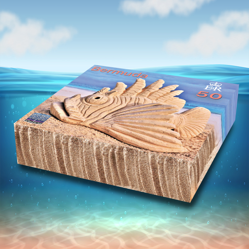 BernewsTech's tweet image. A #3DCube look at the new stamp series issued by the #Bermuda Post Office which features the Bermuda #Sandcastle Competition &amp;amp; showcases the talents of local artist Hannah Emmerson