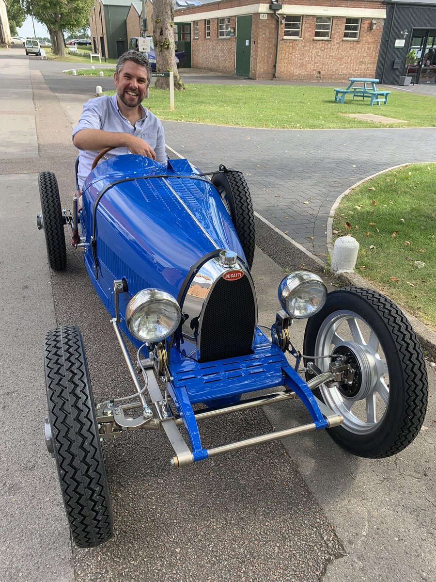 paternosta's tweet photo. A big thank you to the @thelittlecar_co for hosting me yesterday and showing me around their site. Some amazing engineering and design going on here. I was even allowed out in a Baby #Bugatti II as well - so much fun!! https://t.co/B5yzlCVi1t