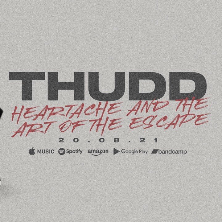 thuddband's tweet photo. Our new EP “Heartache and the Art of the Escape” drops TOMORROW 🤟 presave and preorder it here: https://t.co/6OkUMxjj7l https://t.co/S6CxEy9IJQ
