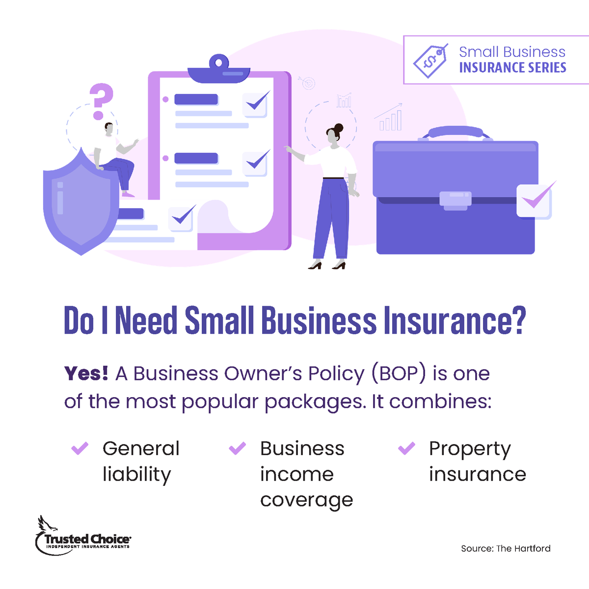 DRSInsurance's tweet image. Do I need small business insurance?

YES! A Business Owners Policy (BOP) combines property and liability coverage into one package. 

zcu.io/nLvb 

#DRS #DRSInsuranceGroup #Insurance #CommercialInsurance #BusinessInsurance #BusinessOwnersPolicy #TrustedChoice