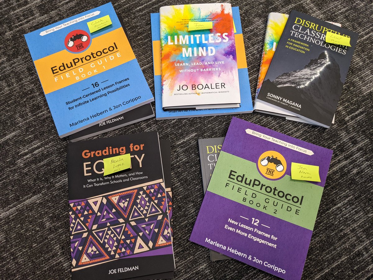 Look at some of the great titles being ordered by our new teachers in <a href="/OxnardUnion/">OxnardUnion</a>. #OxnardUnionNTO #WeAreOxnardUnion