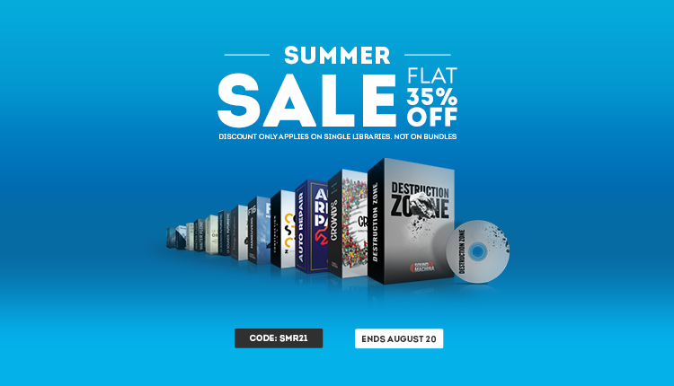 📢 Today is the final day to use the discount code SMR21 to save 35% on any Sound Ex Machina library: buff.ly/2G2gfuX You can also pick up all of our libraries in the All Libraries bundle for 50%OFF. Or the Environments Bundle that contains 7 volumes for the same deal.