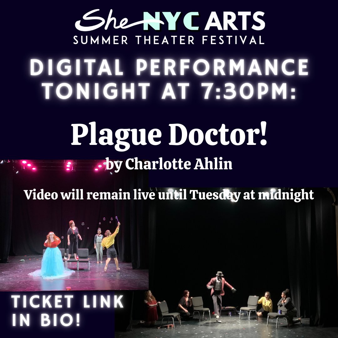 shenyc_arts's tweet photo. It’s our FINAL digital performance!! And, honestly, the most relevant of them all. This irresponsible retelling of The Decameron, re-vamped to actually be funny, will show us how little has changed between the Bubonic Plague and today. Get your ticket at https://t.co/2OBxwlP0LV! https://t.co/GjDxGQrtu1