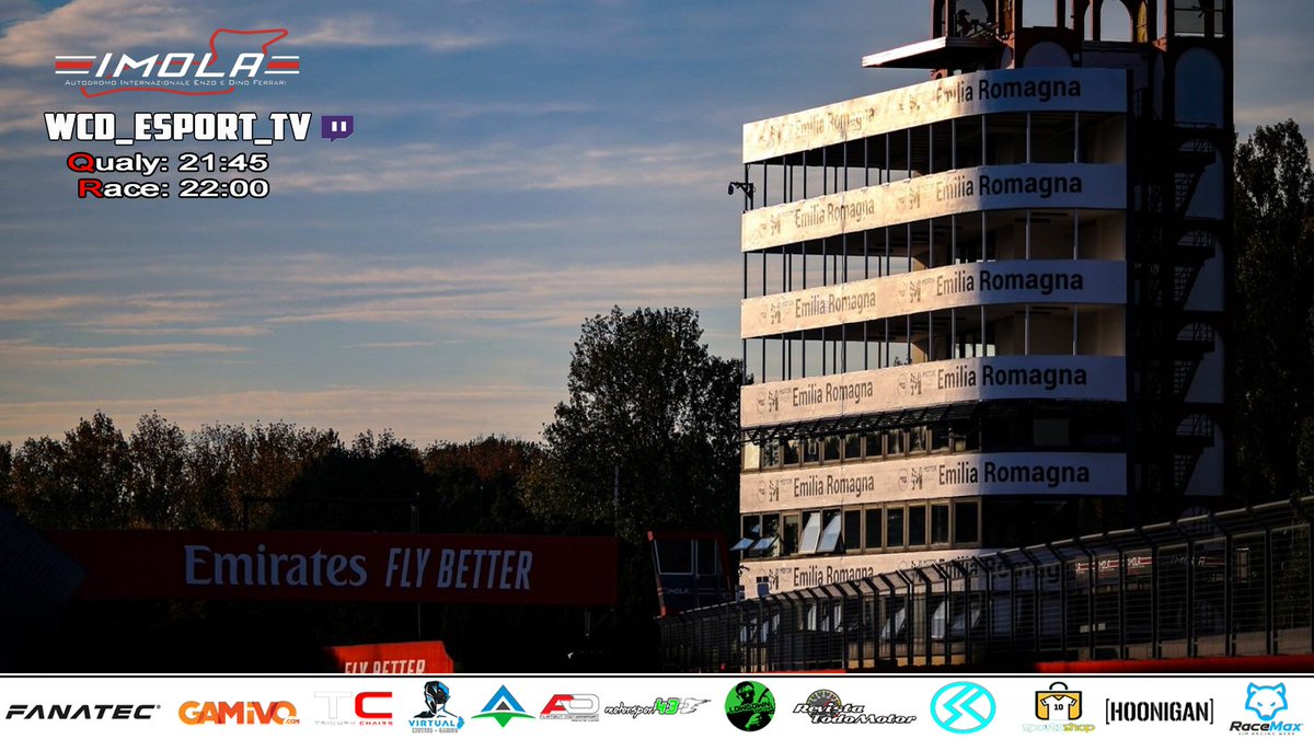 WCDClub's tweet photo. #Simracing #AssettoCorsa #pcgaming #PCGamer #Steam #Simulation #drivers 
#pcgames

  #WGTFORMULAR

Round  3 - IMOLA GP
Directo -  De Estreno -
Qualy - 21:45 
  Race - 22:00

En Cabina 2 Grandes de Micro !
@WCD_Zevi
@WCD_AceVendetta

Siguenos
https://t.co/gqqtlQ4BPI https://t.co/ow37Dcul0L