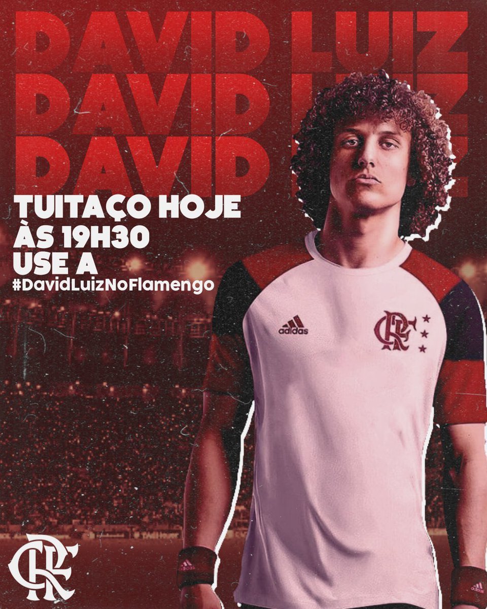 BastidoresFla's tweet photo. tuitaço 19h30 para engajar ainda mais a campanha #DavidLuizNoFlamengo Vamos mostrar nossa força! 🔥 

Somos todos, menos alguns 🔴⚫️ https://t.co/9epg6DrIQb