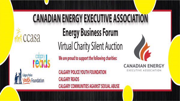 CdnEnergyExecs's tweet photo. LET THE BIDDING BEGIN! The CEEA Energy Business Forum Virtual Charity Silent Auction is now open and accepting bids on several great items! All proceeds to @CalgaryReads, @CPFYYC and @calgarycasa. For more details and to place your bid, please go to https://t.co/NXDUCY7CEc https://t.co/CP0dl0JsVE