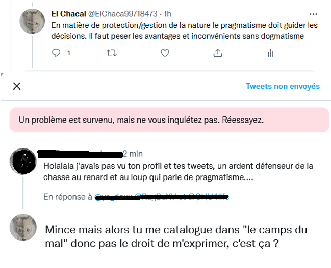 ElChaca99718473's tweet photo. Incendie du Var :
En résumé "tu es chasseur donc tu n'a rien à dire"
El Chacal est libre de sa pensée et il le restera.
La censure des bien pensants ne m'impressionne pas.
#varincendie #var #IlsSachentNousChassons #liberte https://t.co/sptJXPYJON