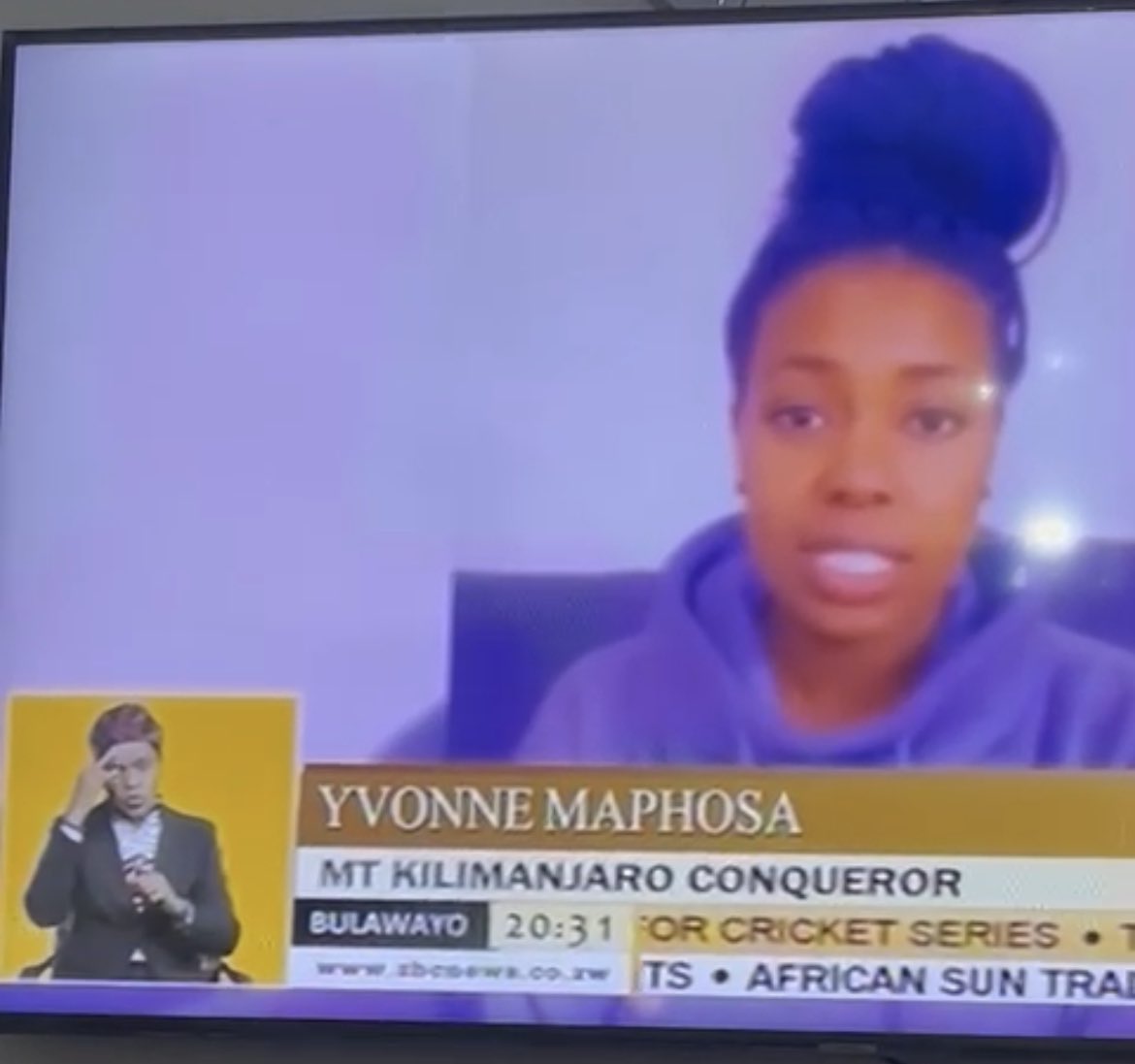 It’s being on the <a href="/ZBCNewsonline/">ZBC News</a> 8 pm News for me 😍😍🙌🙌💃💃