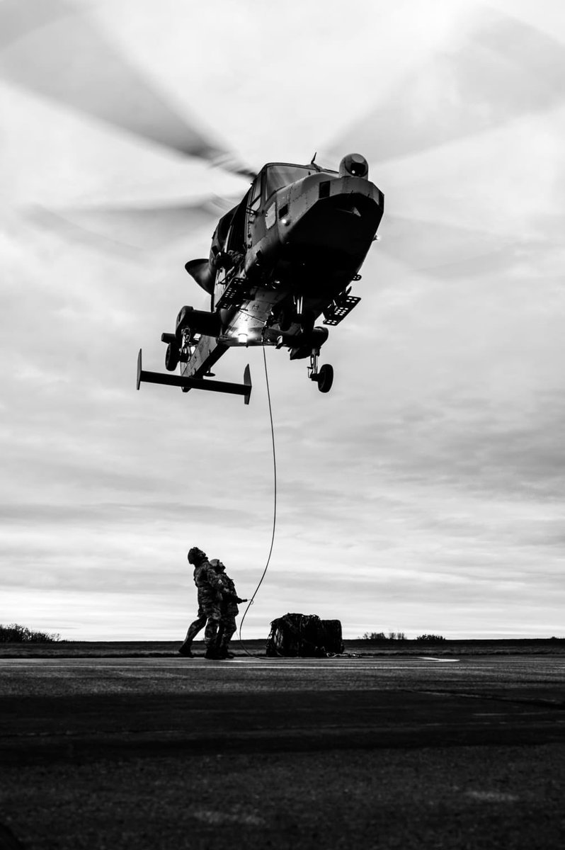 #worldphotographyday 📸

AirTpr A’s top image. #IAmCombatAviation @1_Regt_AAC 

Whilst conducting underslung loads, #communication between ground crew and #wildcat crew is key 🔑 

#britisharmy 
#helicopter 
#aviationrecce