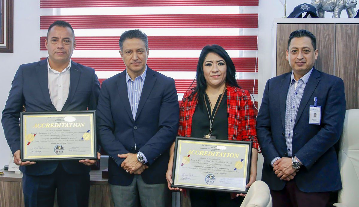 EValienteHdez's tweet photo. Hoy recibí la visita del Director de Reinserción Social de #Tlaxcala, Jesús Herrera para informarme que el Centro Femenil y de Adolescentes, obtuvieron la acreditación y re-acreditación por parte de la Asociación de Correccionales de América (ACA). (1/2) https://t.co/QSCWHvGWjq