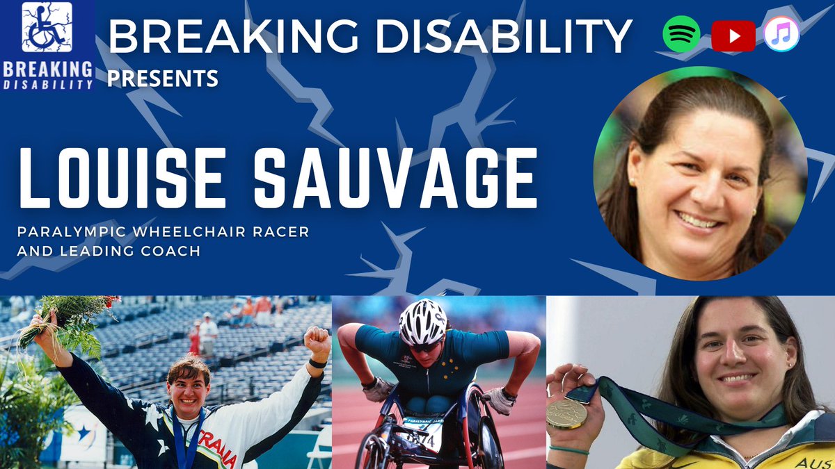 Breaking Disability is officially streaming NOW 🎉 The podcast kicks off with Paralympic Champion and Coach Louise Sauvage!

Stream Louise's episode on Spotify, iTunes, YouTube or use the link below! 

anchor.fm/breakingdisabi…