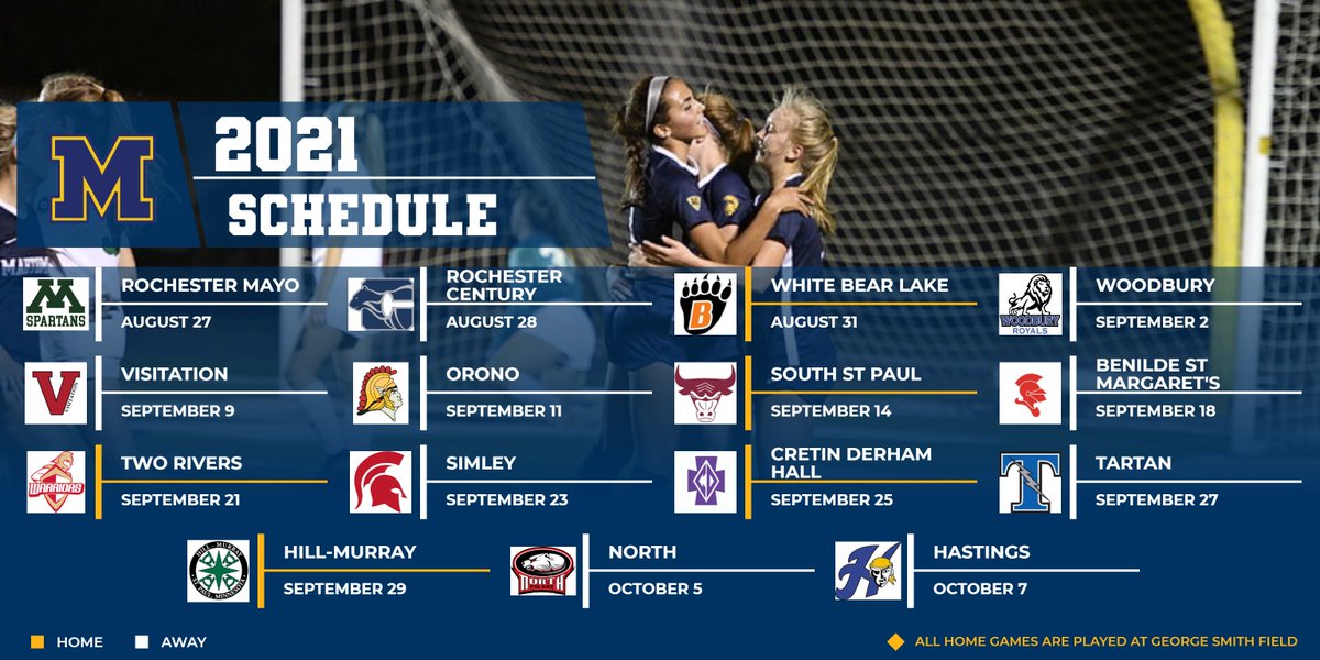 Here is your girls soccer schedule for the 2021 season. #GoZephs