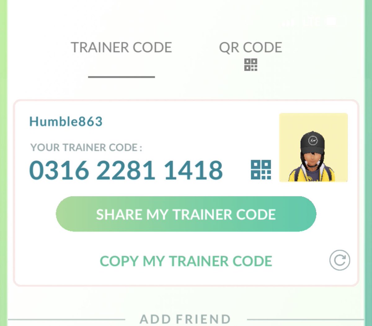 vl_Humble's tweet photo. @PokemonGoApp Y’all add me ! I need new friends 😁 https://t.co/8V8aUZQ7W7