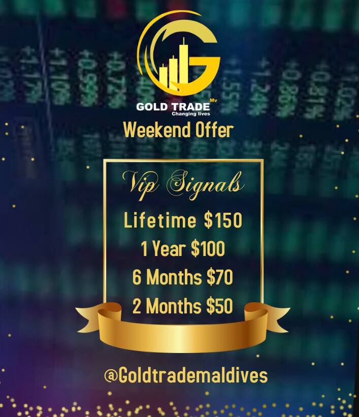 GoldTradeMv's tweet photo. Weekend offer for our international tweeps. Join our free telegram group and contact our admin.

#XAUUSD #BTCUSD #forexsignal #forex #GoldTradeMaldives #Maldives #cryptotrading #goldtrade #USDMXN #USDT #CRYPTO #GoldSignal 

https://t.co/nqasJGXgH3 https://t.co/LrrZCdJgDh