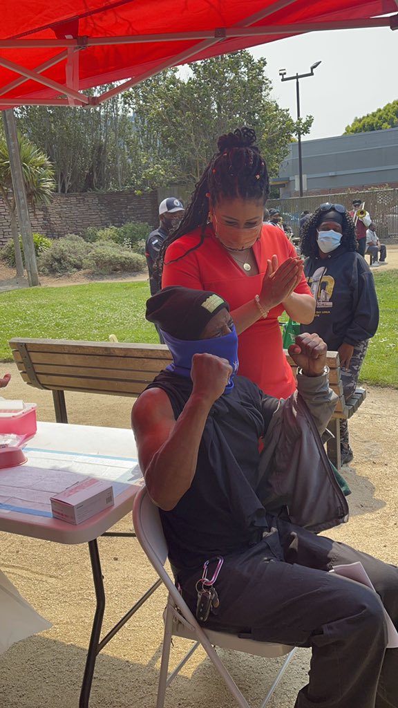 LondonBreed's tweet photo. Pop-up Mobile Vaccination Site today at Fillmore &amp; Turk Mini-Park! 

San Francisco has worked hard to ensure that everyone in our city who wants a vaccine can easily get one. https://t.co/piG9919a2s