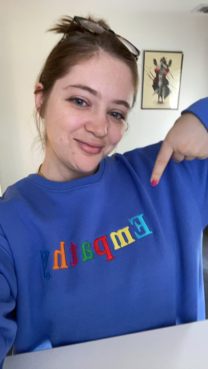 KarlieCooks's tweet photo. not me applying for the position of empathy poster child 🥲 https://t.co/1HBn4ekbGN
