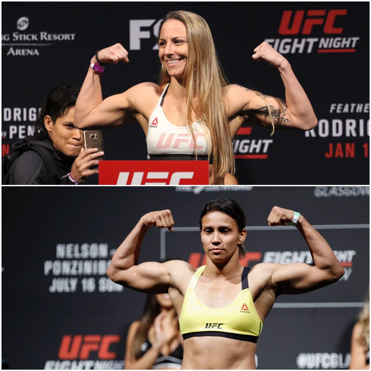 UFCRumorsNews's tweet photo. Nina Nunes (10-7) vs Amanda Lemos (10-1-1)

UFC Fight Night - December 18th. https://t.co/HPvfUQNvOA