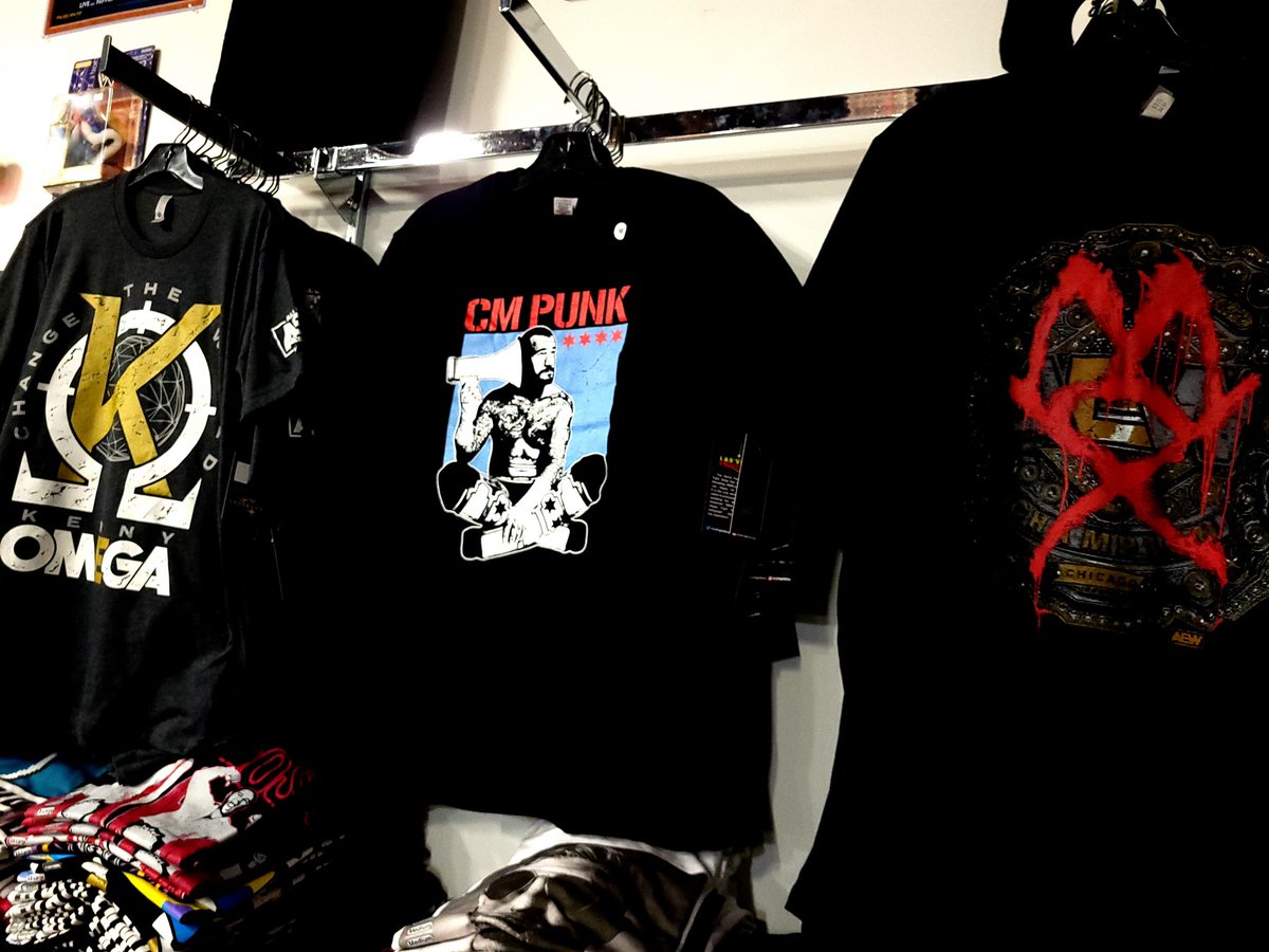 Las Vegas Fight Shop We Ve Officially Moved The Cm Punk Shirts To Our Aew Section