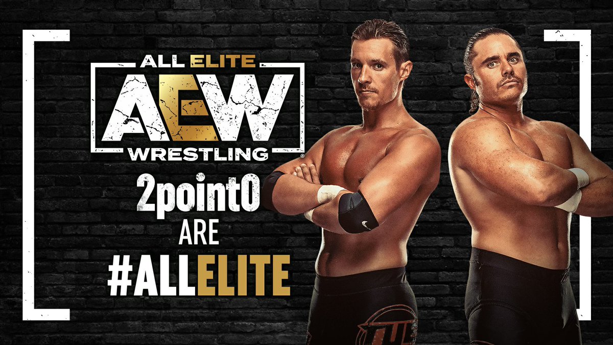 After they arrived in #AEW and called out the toughest competition from day one and then survived a brutal Texas Tornado match last night on #AEWDynamite, there is no doubt: Matt Lee and Jeff Parker, #2point0 are #AllElite! #2forTheShow