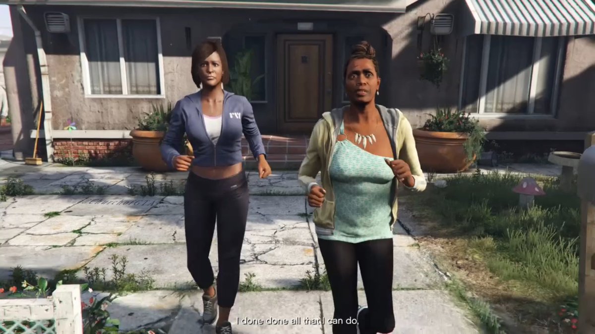 ChurchofGTA's tweet photo. "We are women and we are free! Bringing an end to the patriarchy." - Denise Clinton (@OGJanetHubert). Grand Theft Auto V. @RockstarGames (2013) #gta5 #patriarchy #spiritwalking https://t.co/glwEysR7we