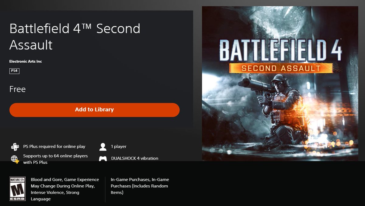 FREE Battlefield 4 Second Assault