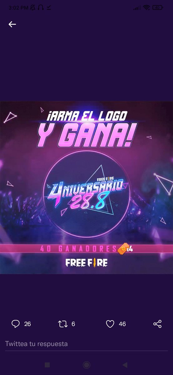 santype45844971's tweet photo. @freefirelatino Suerte a todos ☺️, 
Id: 925895626 https://t.co/n0D7hVLR88