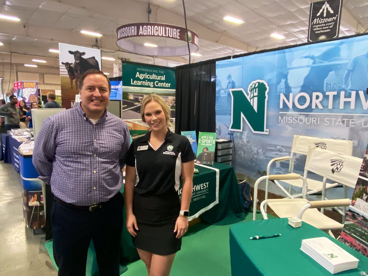 NW_Debrielle's tweet image. Having a blast at the #MissouriStateFair!! Excited to share how great Northwest is with @jayashcroftmo and everyone else, stop by the Agriculture Building and register to win a prize 🥳