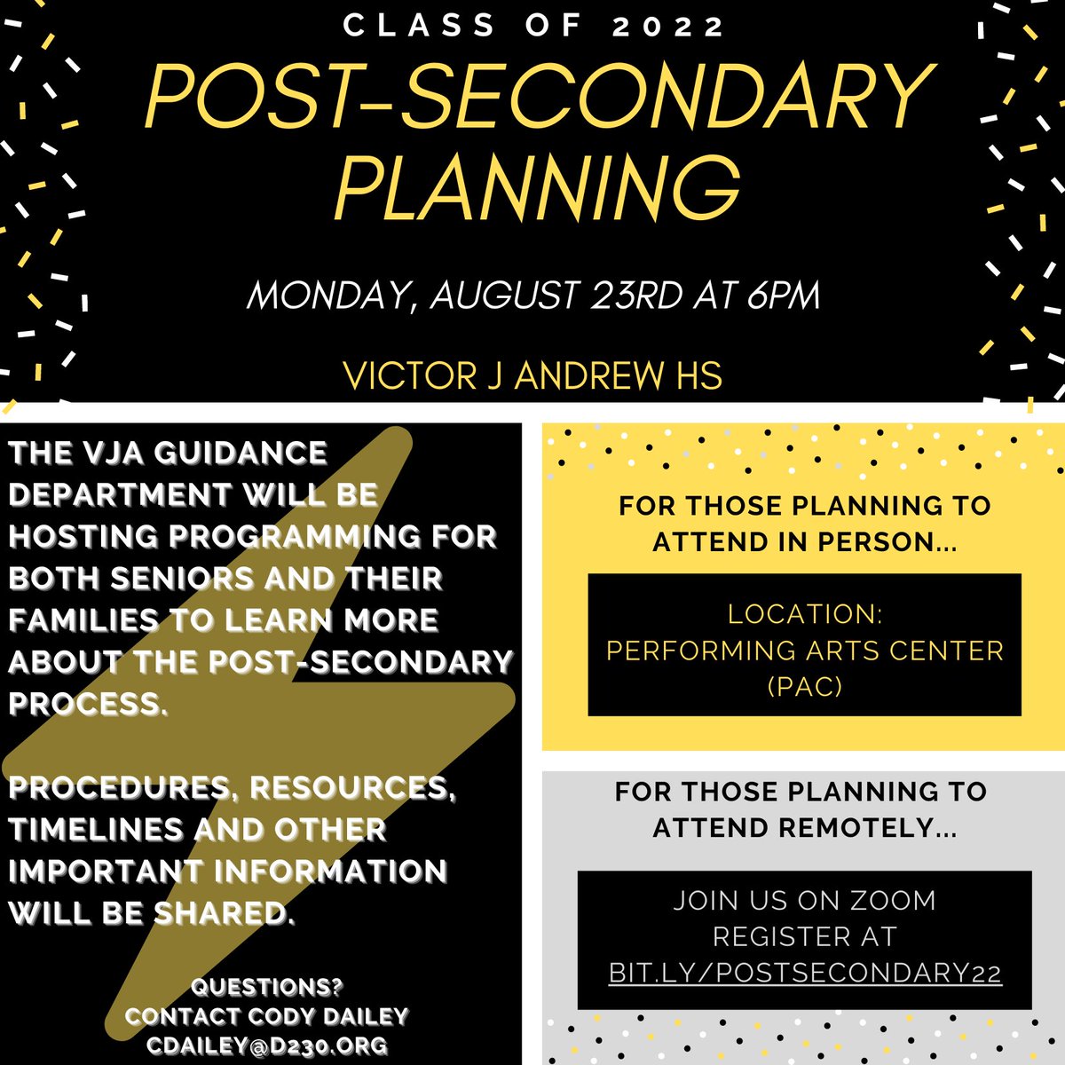 Mark your calendar for this super informative event!!!
#postsecondary #planning #preparation