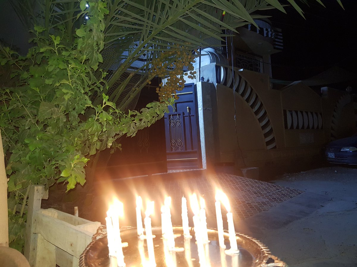 .
#ليلة_الوحشة 
.
ها  يـَ زينب وحّدج و الدنيا  ليل
يا  غريبة و شايلة بدمعج نهر
.
امنين أجيبن لج  يـَ  بت  حيدر  كفيل
و بهالظلام امنين ادور لج قمر
.
المسافة  بين  عينج  و  الفرات
غيمة  عطشانة  و  تدور  ابلا مطر
.
ها  يـَ  زينب  طالعة  بهذا  الظلام
اسم الله صاح الليل لو جدمج عثر
.