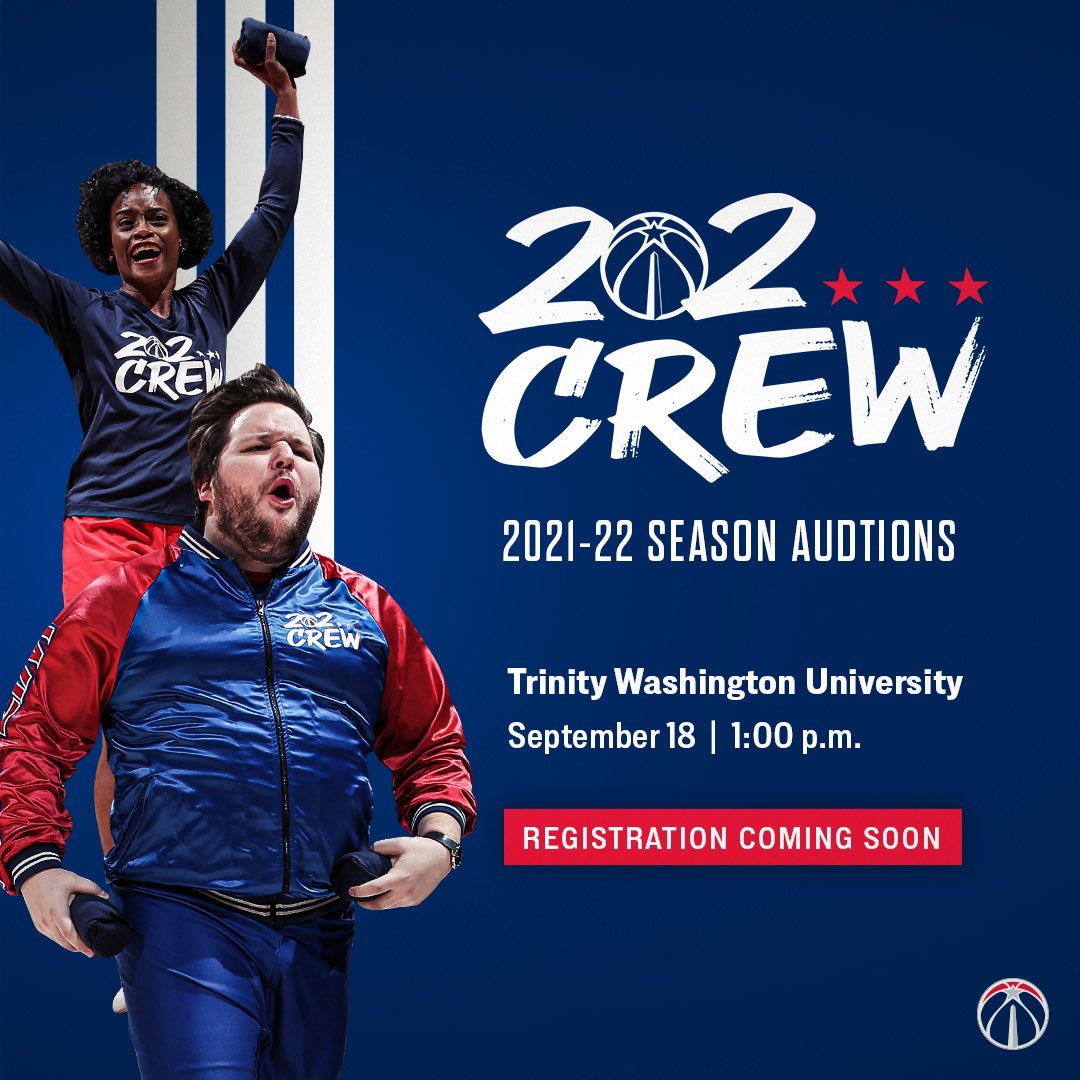 🚨The 202 Crew is back for the 2021-2022 season‼️ Details and registration coming soon! 

#WashingtonWizards #dcaboveall  #202Crew