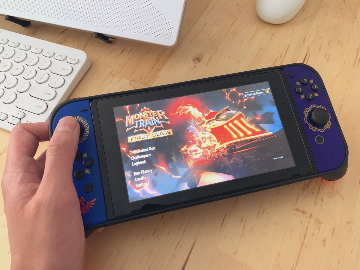 AdrianBonifacio's tweet photo. Monster Train has finally arrived on the Switch! Time to hop aboard 👹 🚂 https://t.co/vRJQyEPKeZ
