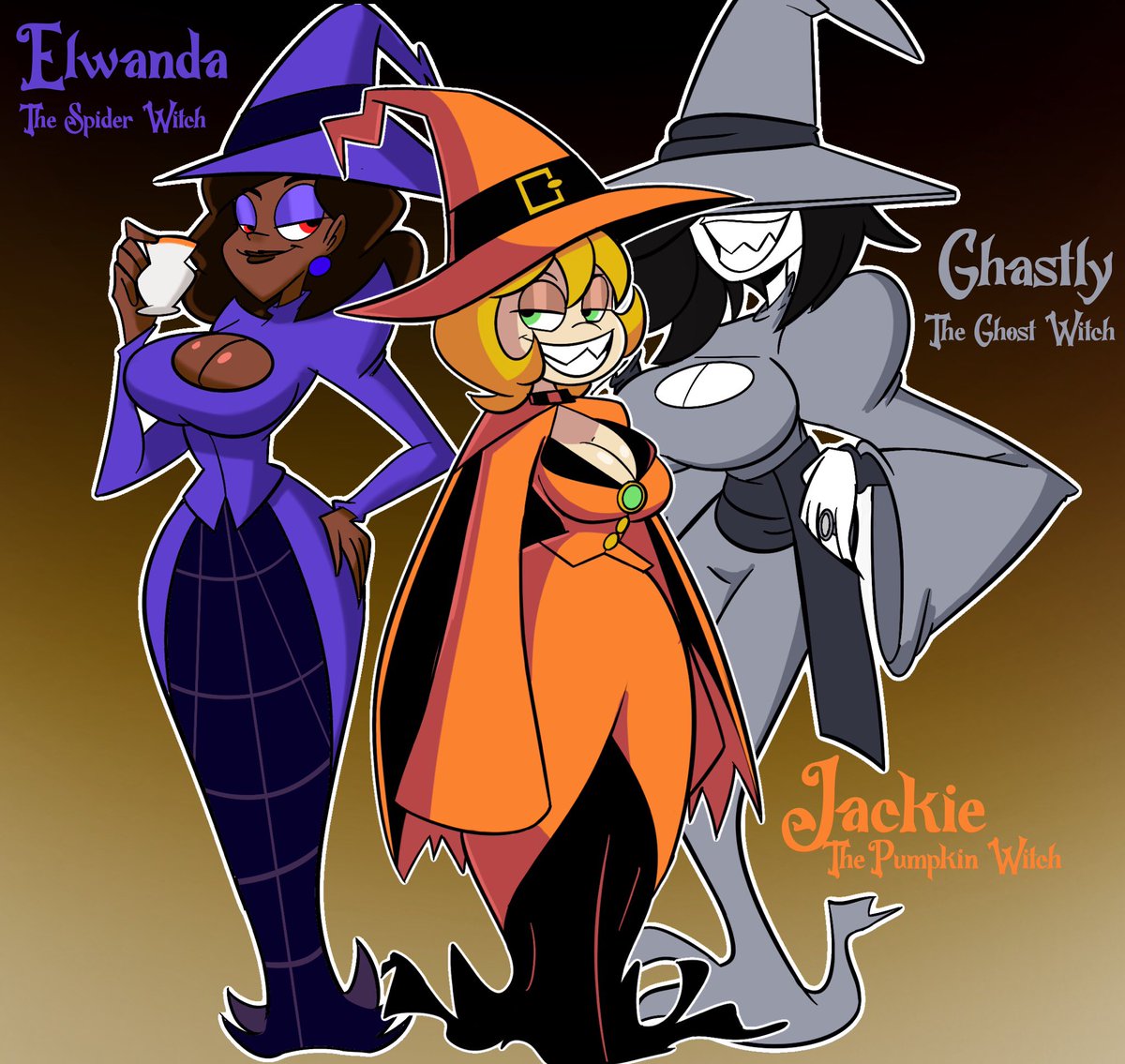 Reviving on very old OC, reintroducing Elwanda the Spider Witch. 