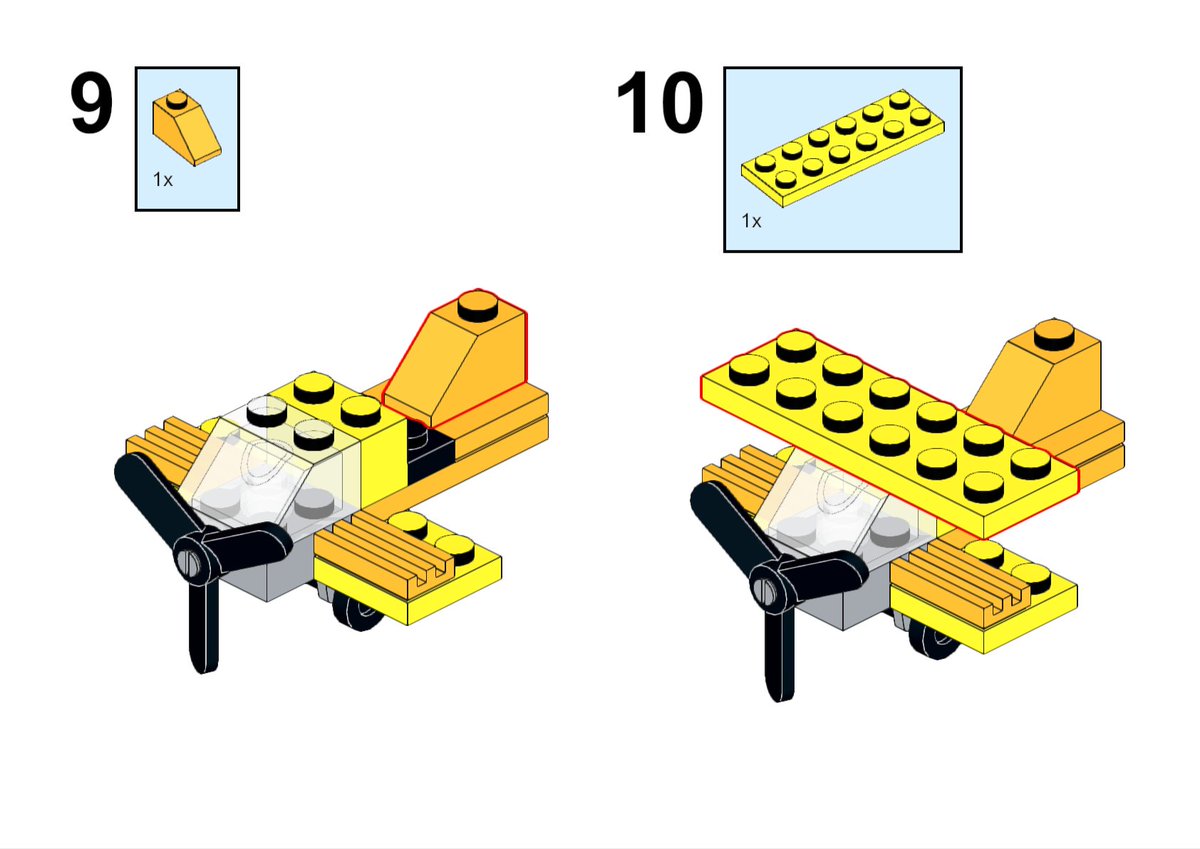 DaftDroid's tweet photo. Little Airplane Custom LEGO Instructions (2/2)
#legodigital https://t.co/oiKChDkYqc