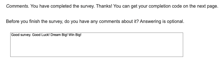 A tale of two survey respondents: