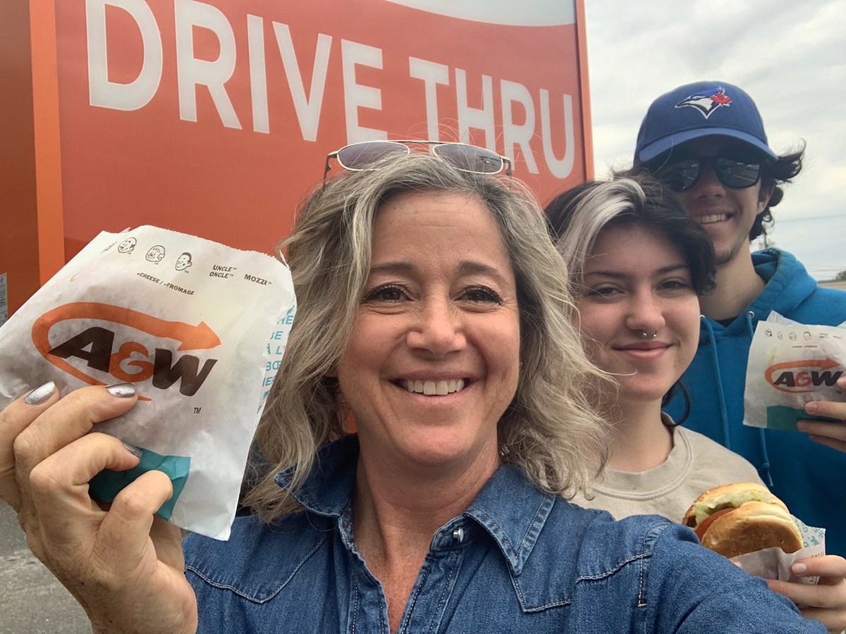 Take-out <a href="/AWCanada/">A&W Canada</a> Teen Burgers with my teens on one of my favourite days of the year - #BurgersToBeatMS! We're making memories as a family while supporting Canadians living with MS!