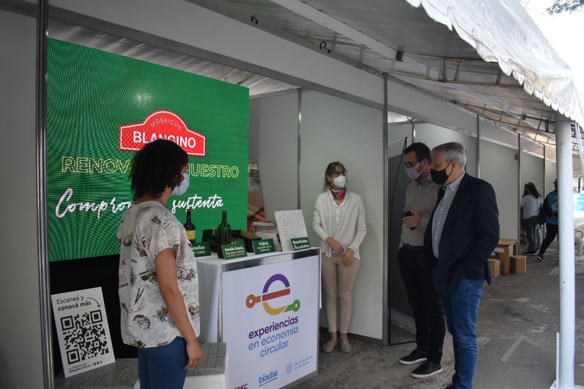 Compartimos algunas imágenes del recorrido que hicimos por la Feria de Emprendedores de la Economía Circular representados por nuestro Vicepresidente primero Javier Basanta Chao y el consejero titular <a href="/NicolasPiloni/">Nicolas Piloni</a>