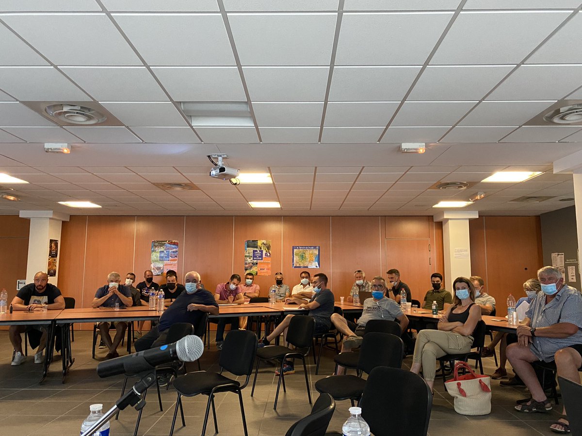 Vignerons Coopérateurs d’Occitanie - Tournée régionale - réunions pré-vendanges, ce soir accueillis par la Chambre d’Agriculture de l’Aude, nos adhérents ont répondu présents pour échanger autour des actualités de la filière