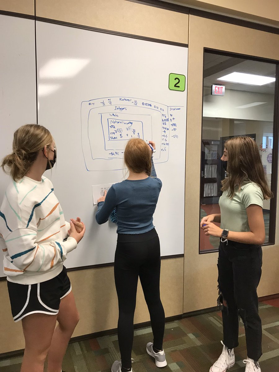 Today was my first day of curricular tasks. Math 8 did translations. Algebra did rational and irrational numbers. I was really nervous about how engagement was going to go with Math 8, but it went pretty descent. Very pleased!! #btc #mtbos