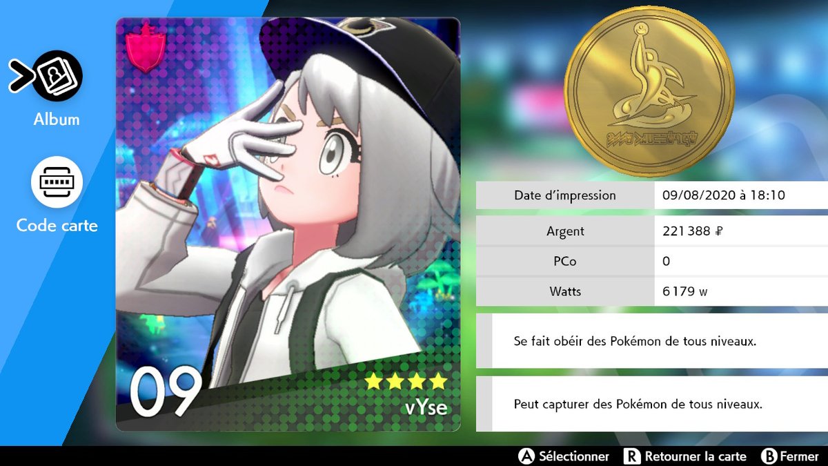 vYseKVI's tweet photo. Mon profil de dresseur #PokemonEpeeBouclier #NintendoSwitch https://t.co/ApiTqcey2d