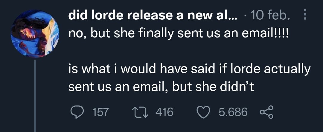 feverdreamliz's tweet photo. In celebration of Solar Power, here's some of my favourite @DidLorde tweets from the last year aka. the account owner slowly losing its mind. https://t.co/dl8RNGTUhK