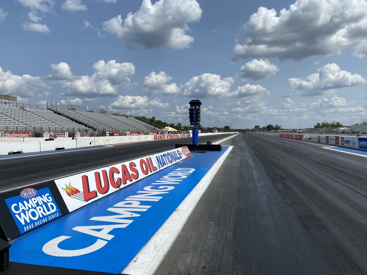 NHRA (@nhra) on Twitter photo RACING UPDATE: Due to pending weather, the schedule for Friday at the
<a href="/Lucas_Oil/">Lucas Oil Products</a> #BrainerdNats has been adjusted.
Q1 will now be at 3p CT and the run order will be as follows:
Funny Car
Top Fuel
Pro Mod
Mountain Motor Pro Stock
<a href="/BIRrace/">Brainerd Int Raceway</a> RACING UPDATE: Due to pending weather, the schedule for Friday at the
<a href="/Lucas_Oil/">Lucas Oil Products</a> #BrainerdNats has been adjusted.
Q1 will now be at 3p CT and the run order will be as follows:
Funny Car
Top Fuel
Pro Mod
Mountain Motor Pro Stock
<a href="/BIRrace/">Brainerd Int Raceway</a>