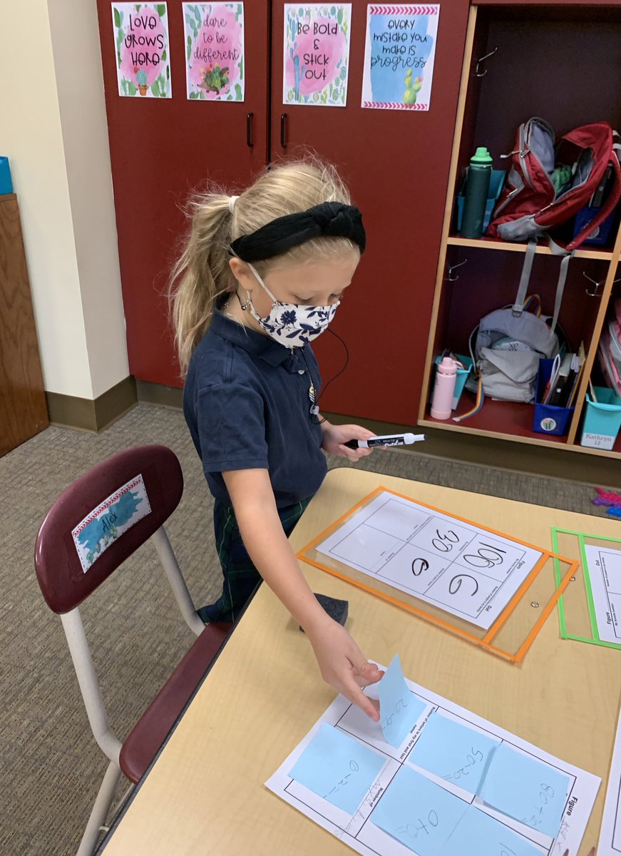 Figure Me Out math! Students created equations to represent the important numbers in their lives (number of family members, birth date, number of letters in their name, etc.) Then, we walked around and solved to learn more about each other! #trinitylearns