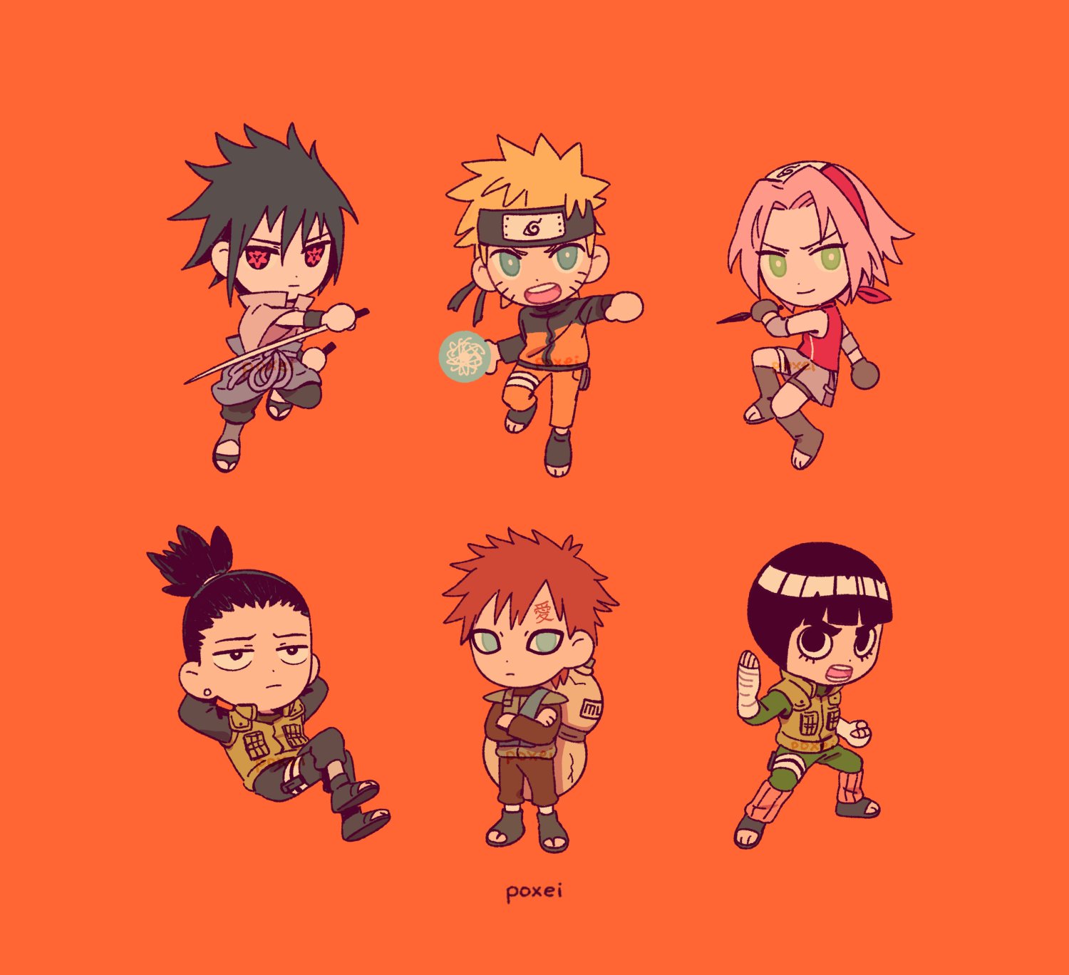 Chibi Naruto Sticker 