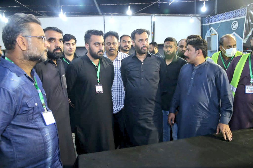 MQMPUpdates's tweet photo. چیئرمین پاک سرزمین پارٹی سید مصطفی کمال کا #PSPFoundation کے زیر اہتمام باب العلم امام بارگاہ پر امدادی میڈیکل کیمپ و سبیل کا دورہ اور انتظامات کا جائزہ لیا-

@KamalPSP 
#PSP #MustafaKamal #Karachi #Pakistan #Ashura https://t.co/MEyT4M90Oa